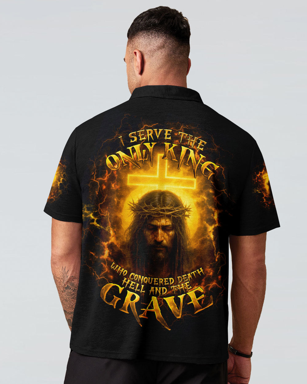I Serve The Only King Men's All Over Print Shirt - Tltw2506253