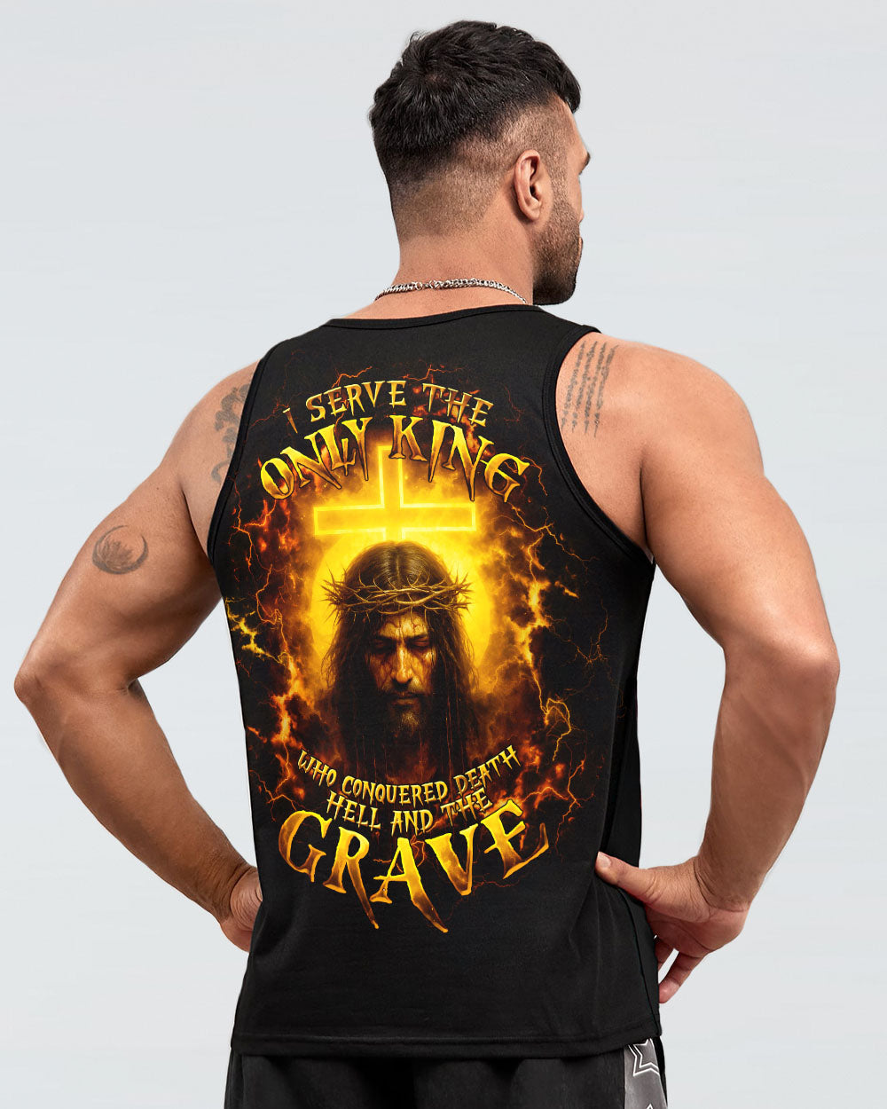 I Serve The Only King Men's All Over Print Shirt - Tltw2506253