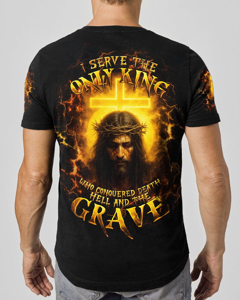 I Serve The Only King Men's All Over Print Shirt - Tltw2506253