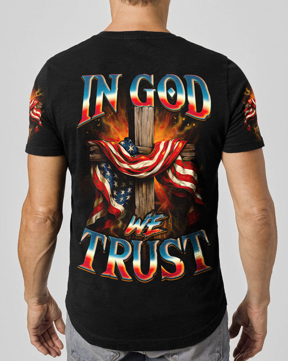 In God We Trust Men's All Over Print Shirt - Tyqy2205253
