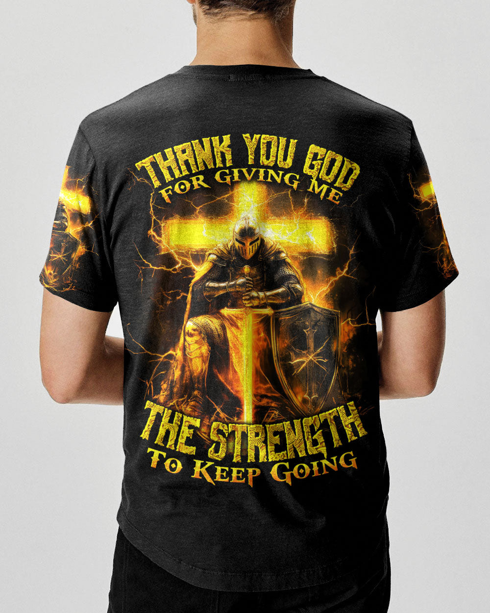 Thank You God Men's All Over Print Shirt - Tytd1904251