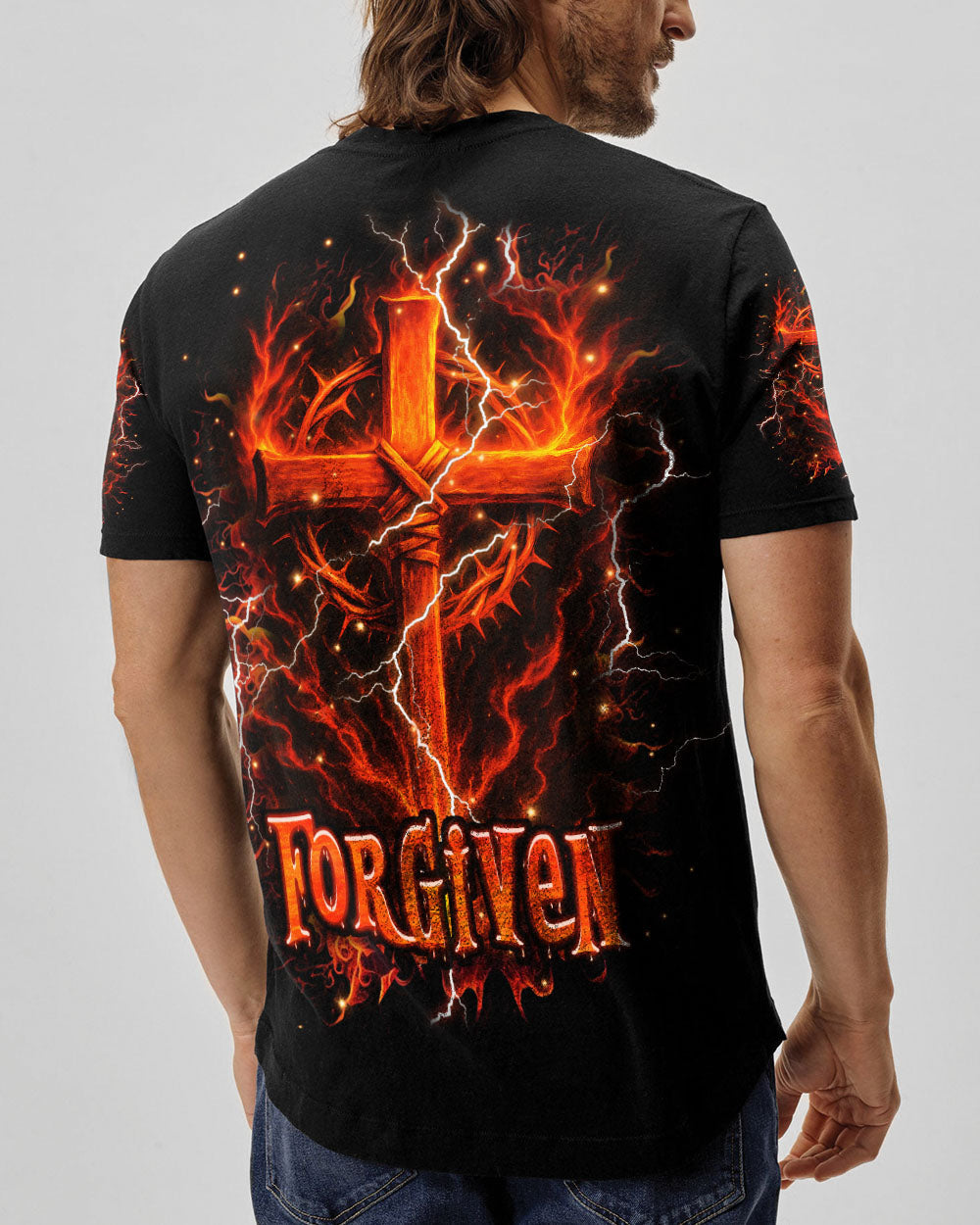 Forgiven Men's All Over Print Shirt - Yhhn026354