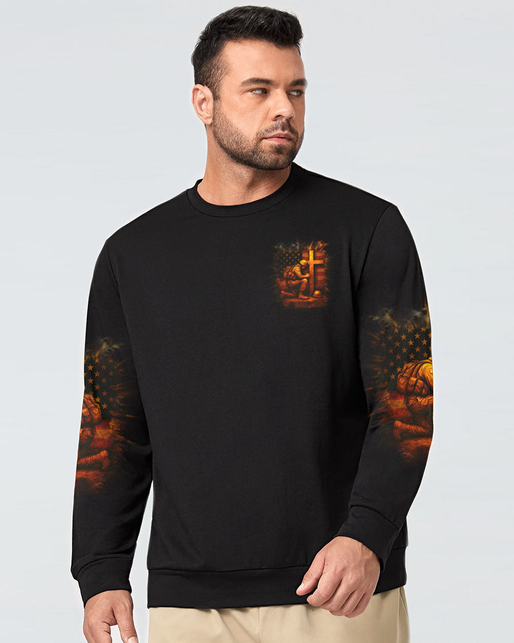 Stand For The Flag Kneel For The Cross Men's All Over Print Shirt - Yhhn0506254