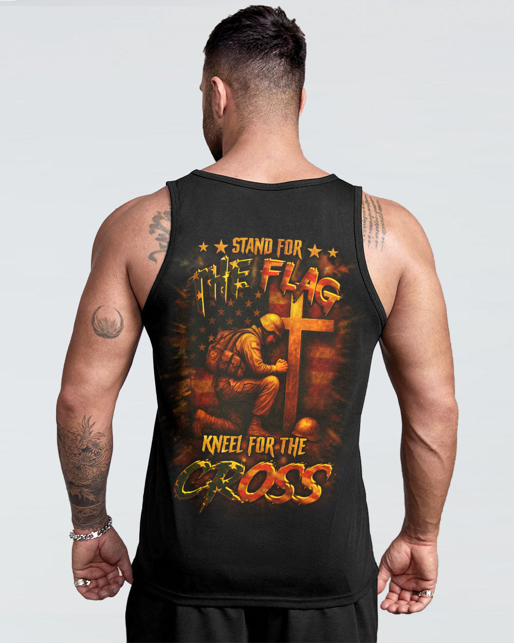 Stand For The Flag Kneel For The Cross Men's All Over Print Shirt - Yhhn0506254