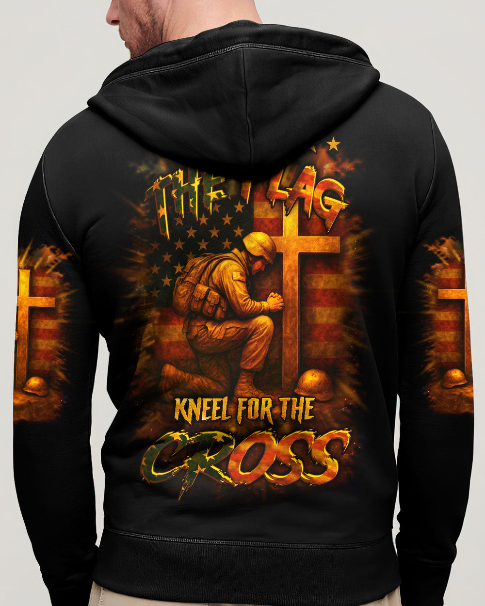 Stand For The Flag Kneel For The Cross Men's All Over Print Shirt - Yhhn0506254