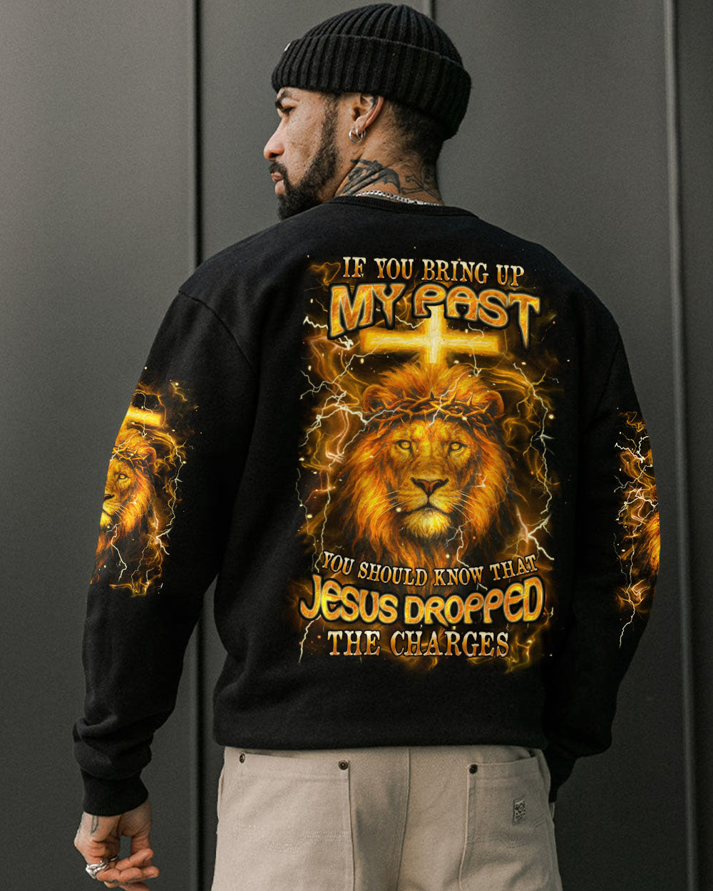 Jesus Dropped The Charges Lion Men's All Over Print Shirt - Yhhn0605251