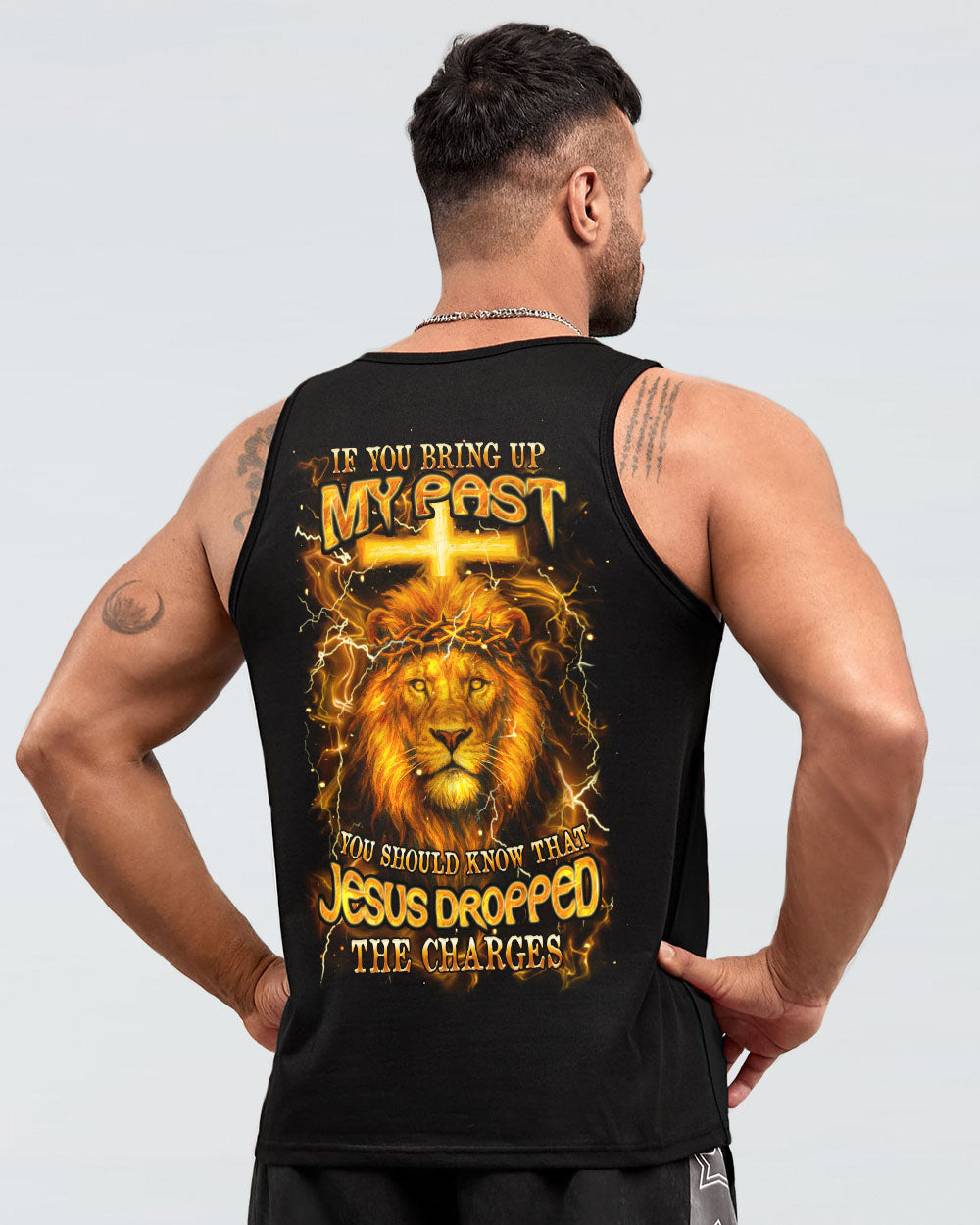 Jesus Dropped The Charges Lion Men's All Over Print Shirt - Yhhn0605251