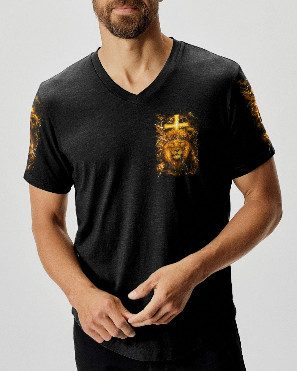 Jesus Dropped The Charges Lion Men's All Over Print Shirt - Yhhn0605251