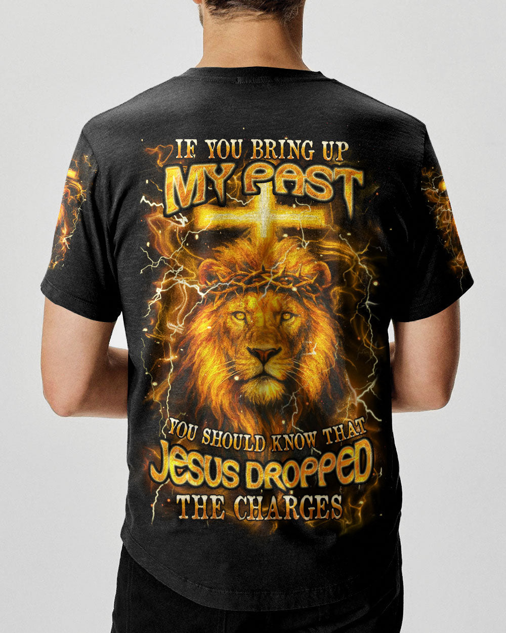 Jesus Dropped The Charges Lion Men's All Over Print Shirt - Yhhn0605251