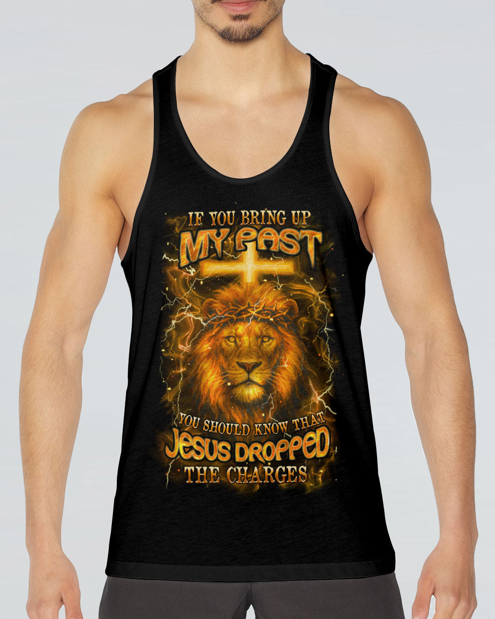 Jesus Dropped The Charges Lion Men's All Over Print Shirt - Yhhn0605251