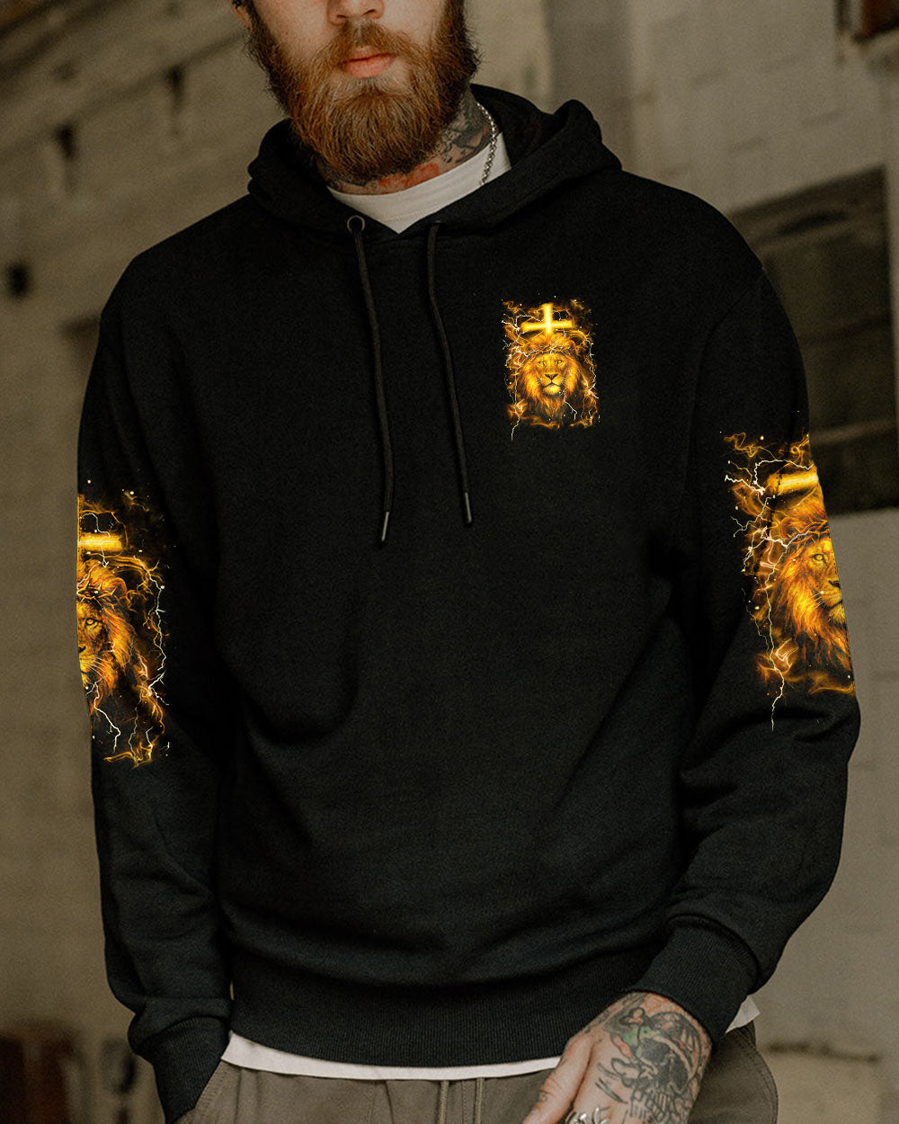 Jesus Dropped The Charges Lion Men's All Over Print Shirt - Yhhn0605251