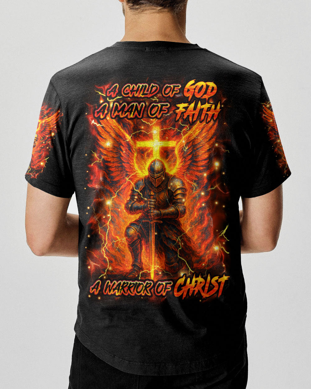 A Warrior Of Christ Men's All Over Print Shirt - Yhhn0905254