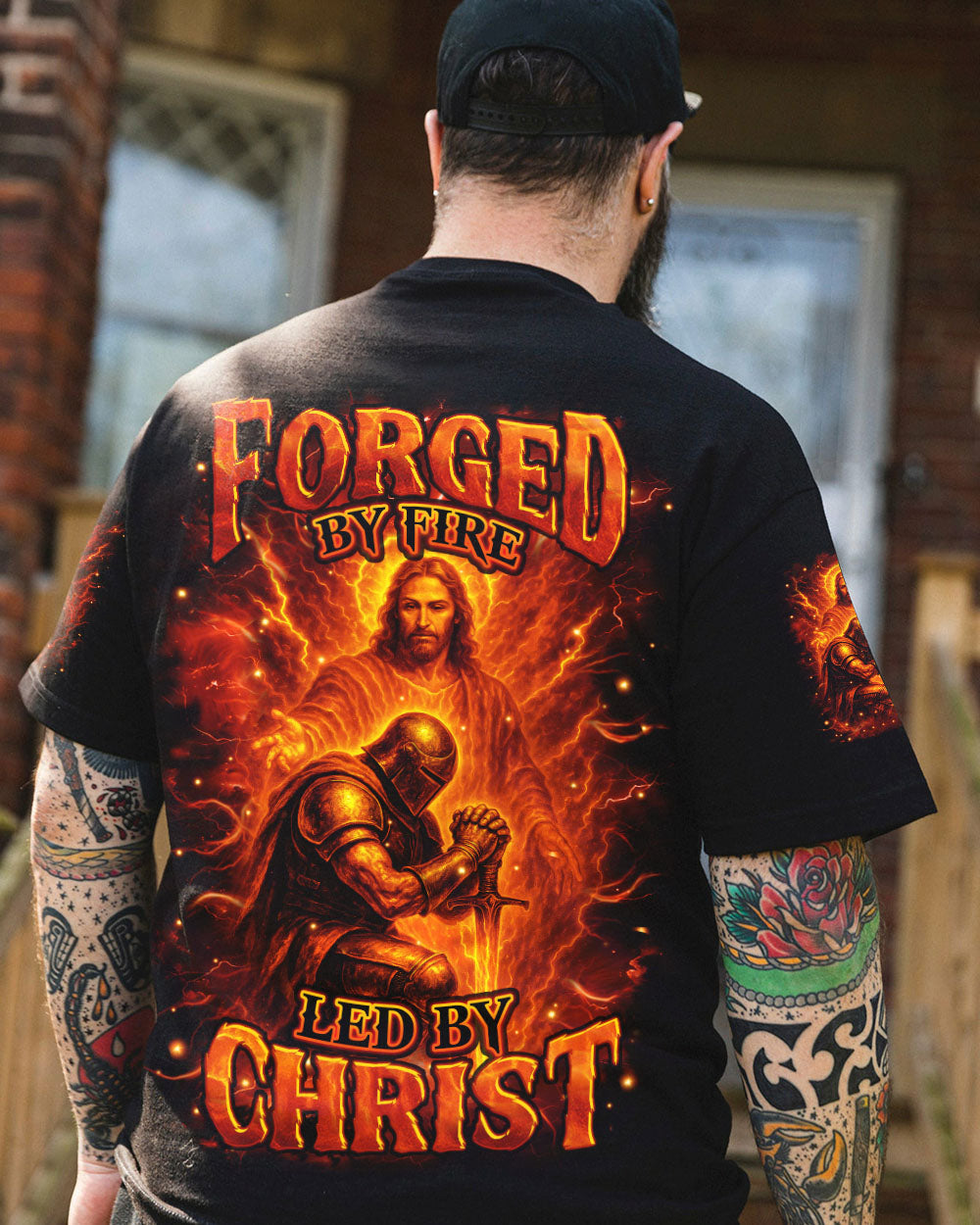 Forged By Fire Led By Christ Men's All Over Print Shirt - Yhhn0906253