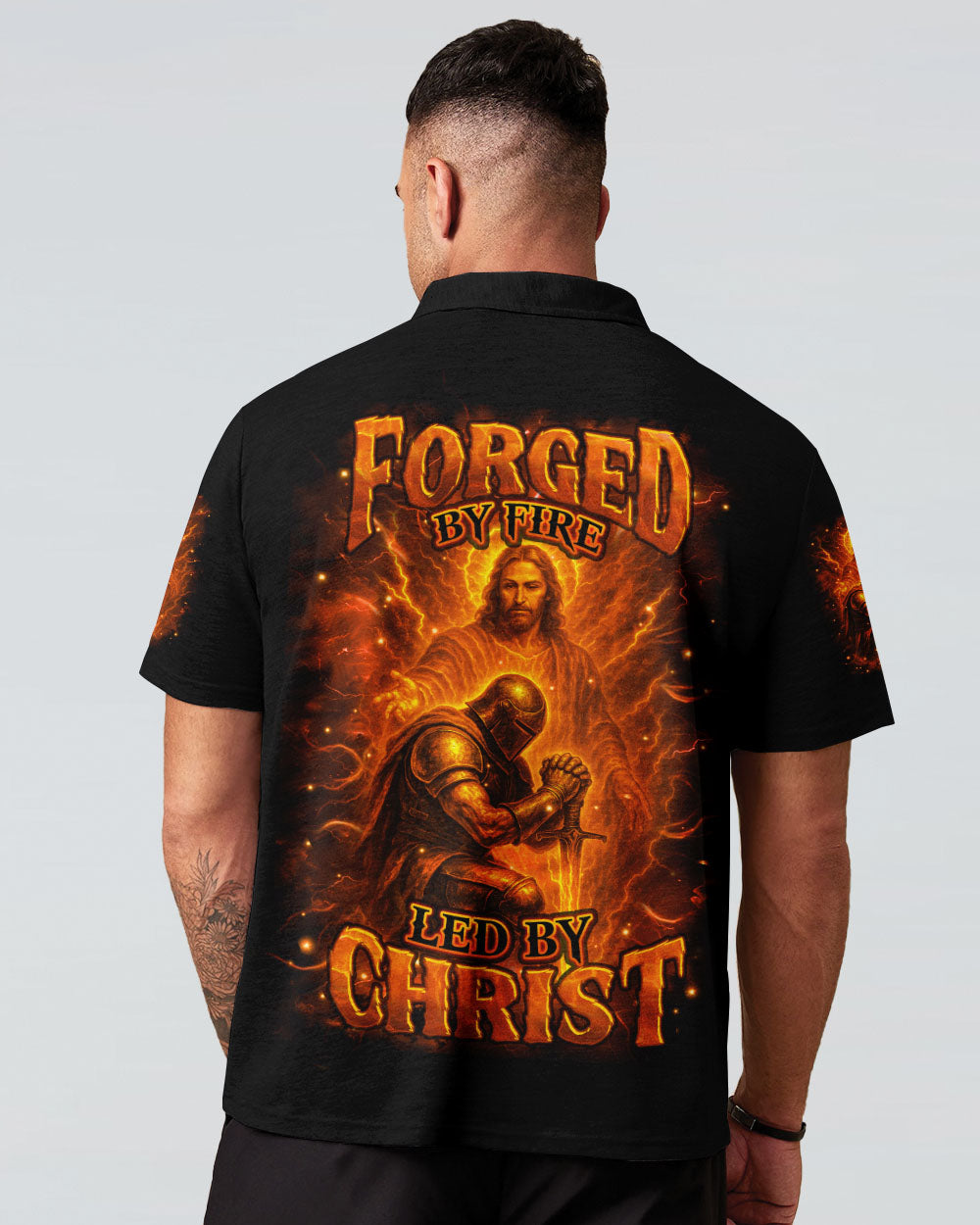 Forged By Fire Led By Christ Men's All Over Print Shirt - Yhhn0906253