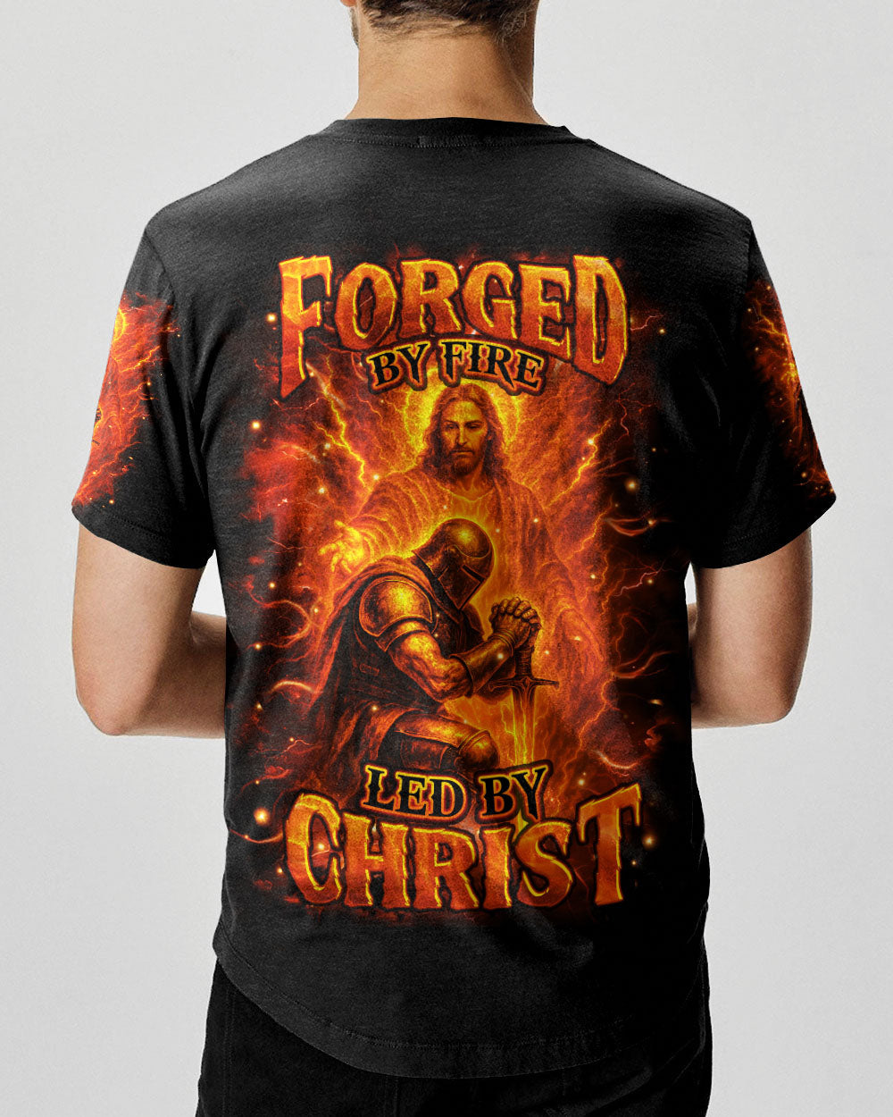 Forged By Fire Led By Christ Men's All Over Print Shirt - Yhhn0906253