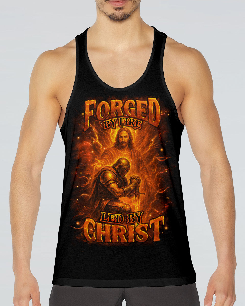 Forged By Fire Led By Christ Men's All Over Print Shirt - Yhhn0906253