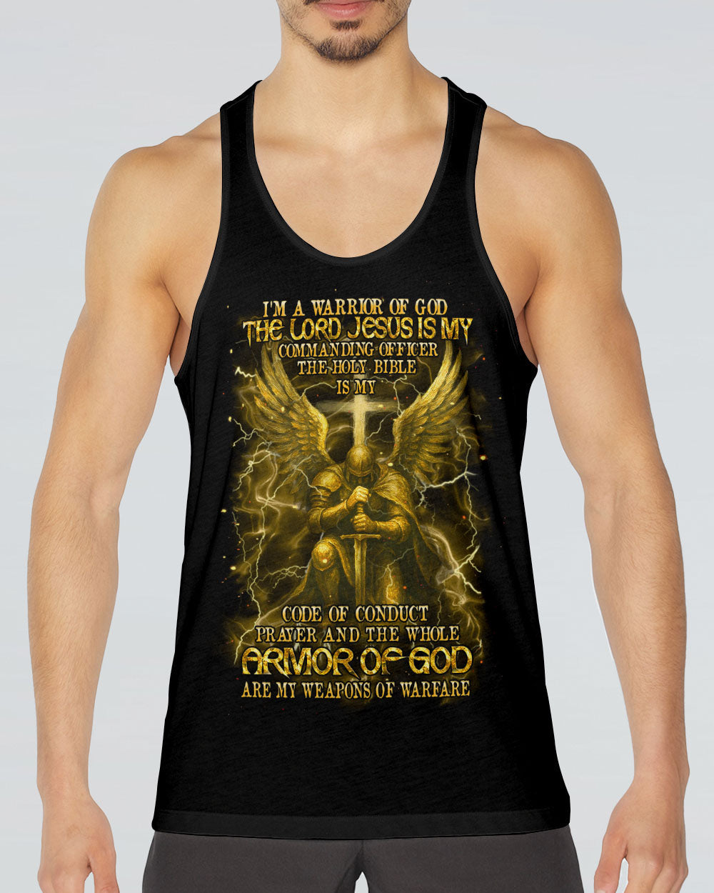I'm A Warrior Of God Men's All Over Print Shirt - Yhhn1004254