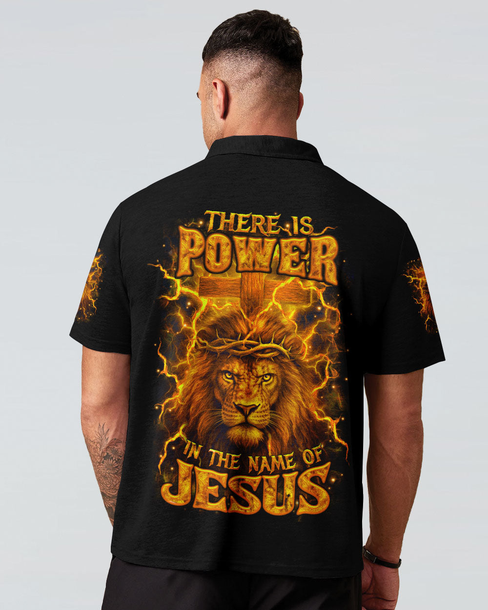 There Is Power In The Name Of Jesus Men's All Over Print Shirt - Yhhn1305252