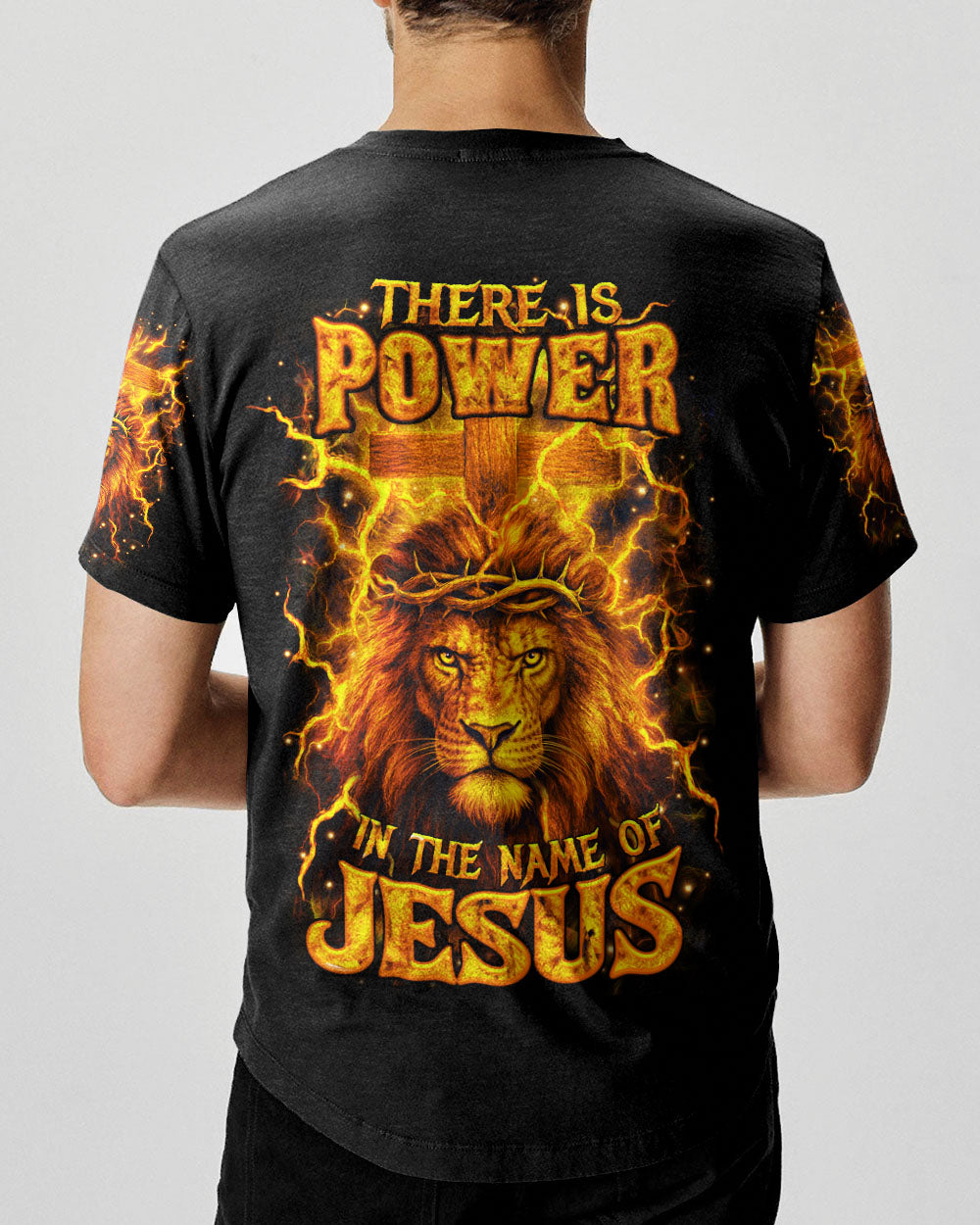 There Is Power In The Name Of Jesus Men's All Over Print Shirt - Yhhn1305252