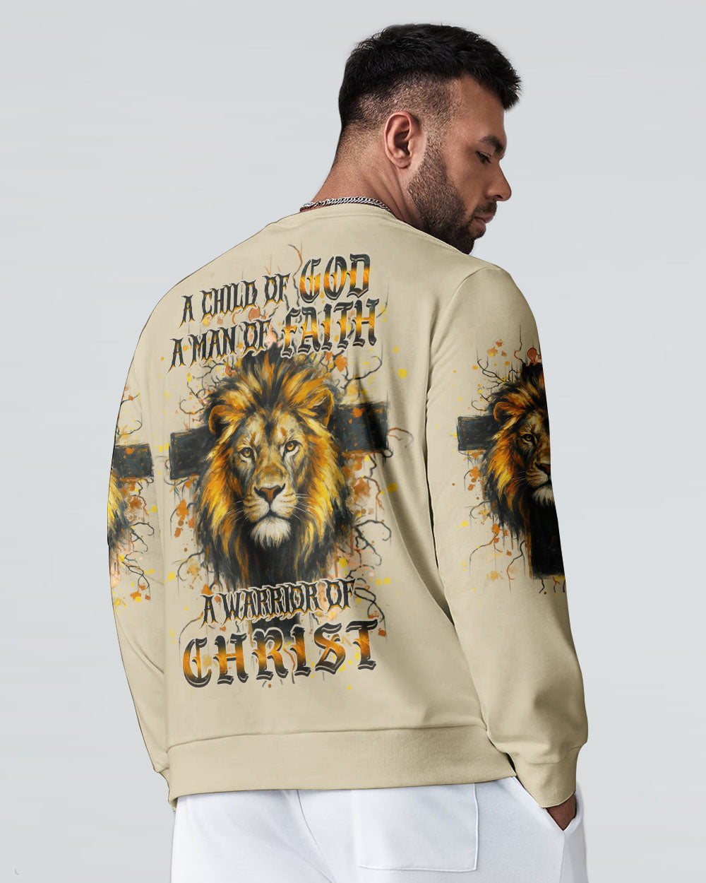 A Warrior Of Christ Men's All Over Print Shirt - Yhhn1405243