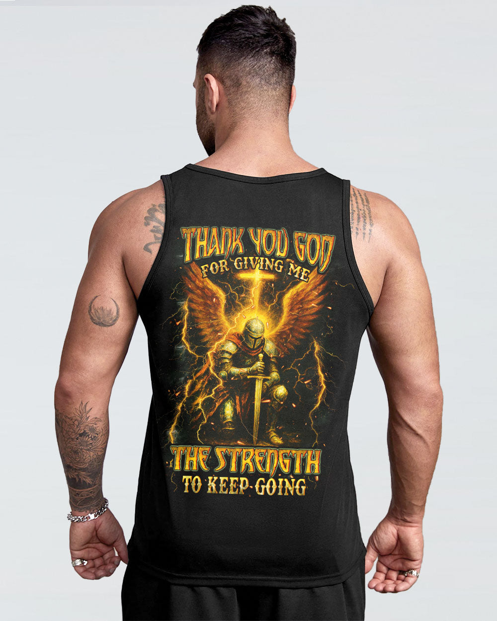Thank You God Warrior Men's All Over Print Shirt - Yhhn1604252