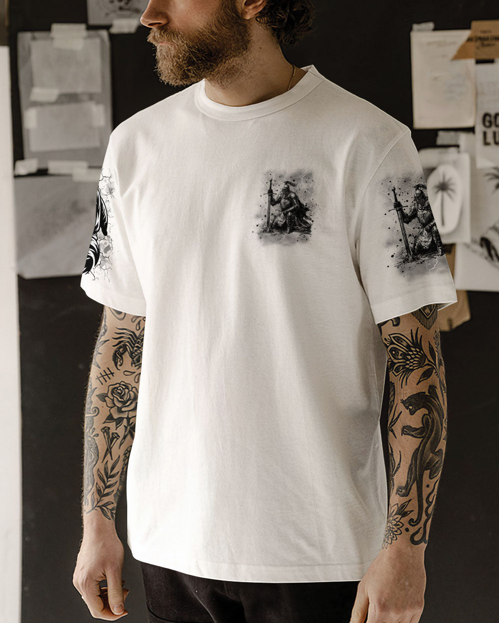 Be Strong And Courageous Men's All Over Print Shirt - Yhhn1703254