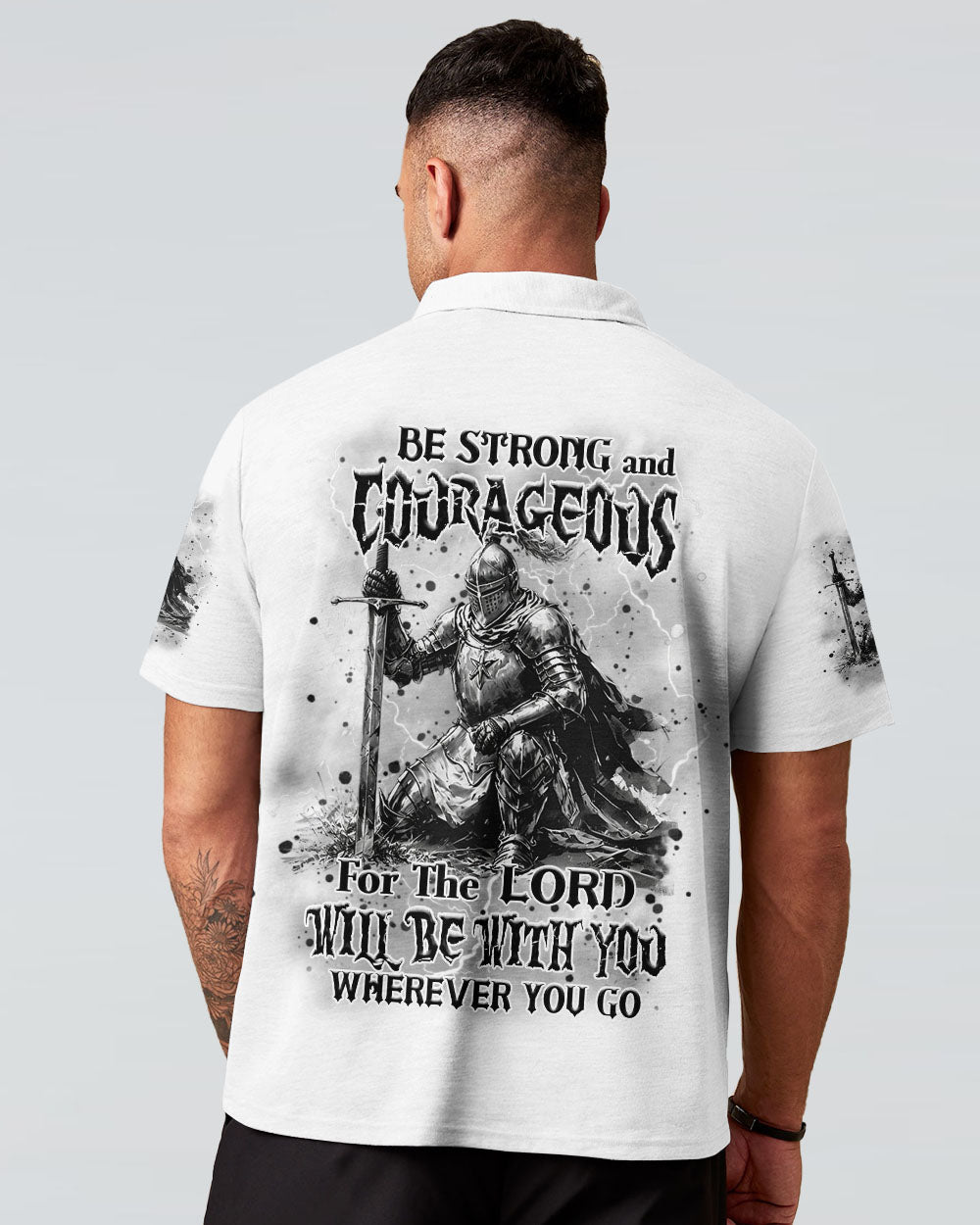 Be Strong And Courageous Men's All Over Print Shirt - Yhhn1703254