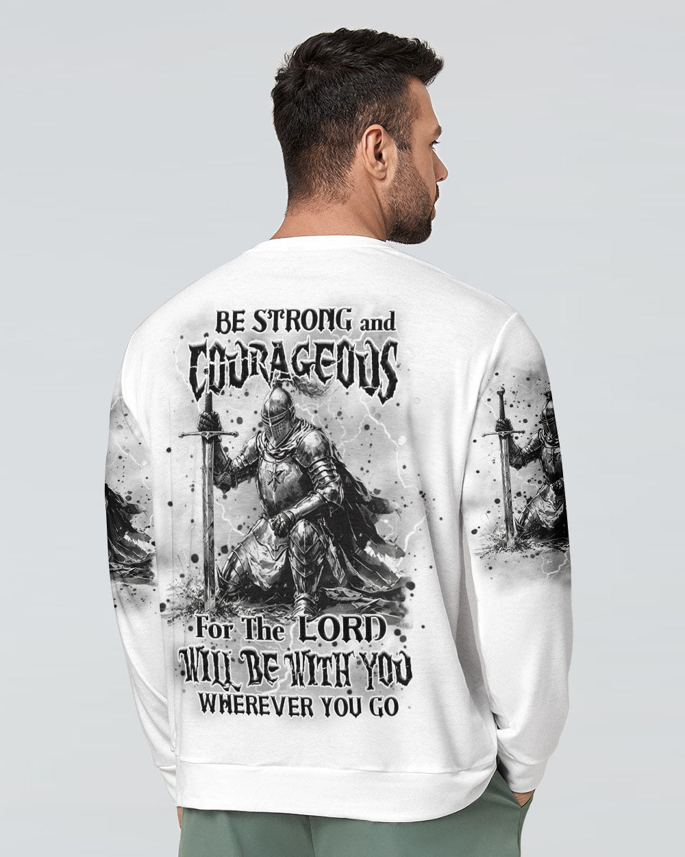 Be Strong And Courageous Men's All Over Print Shirt - Yhhn1703254