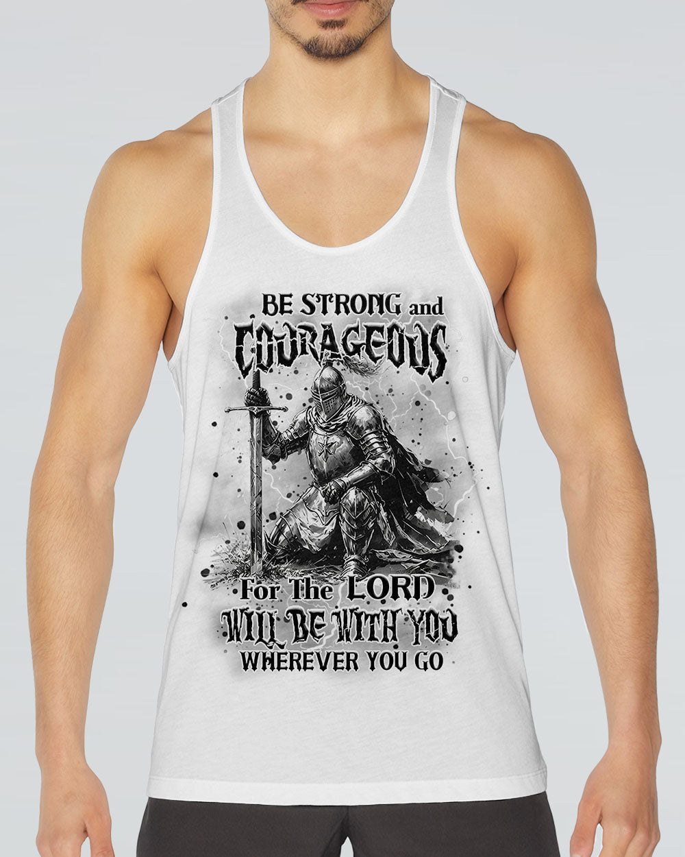 Be Strong And Courageous Men's All Over Print Shirt - Yhhn1703254