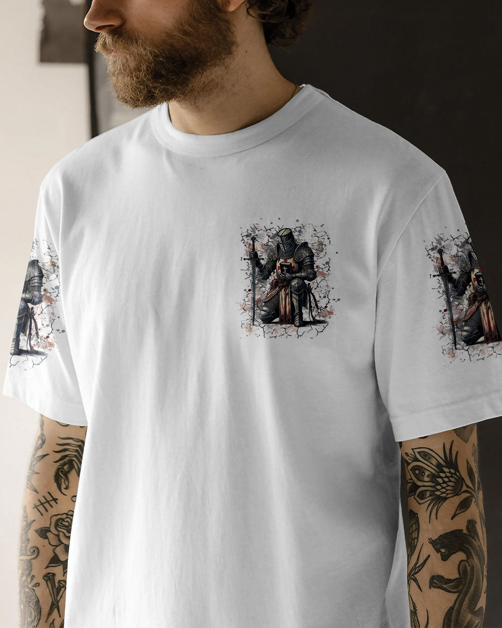 God Is My Strength Warrior Men's All Over Print Shirt - Yhhn1803253
