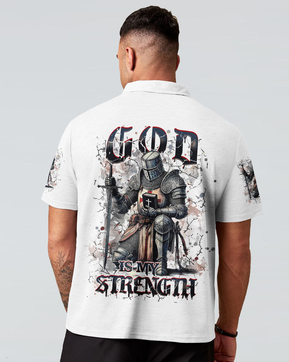 God Is My Strength Warrior Men's All Over Print Shirt - Yhhn1803253