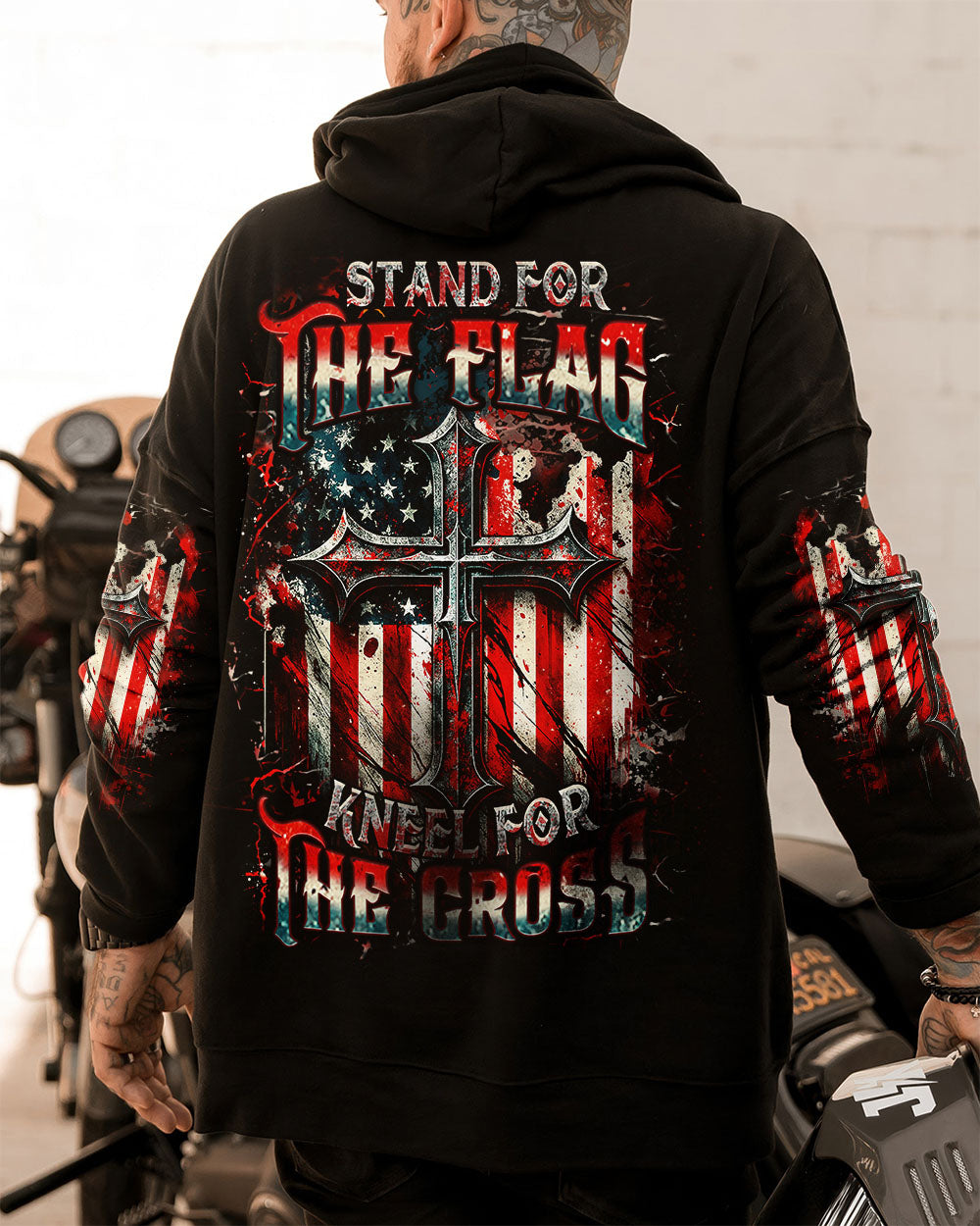 Stand For The Flag Kneel For The Cross Men's All Over Print Shirt - Yhhn1906254