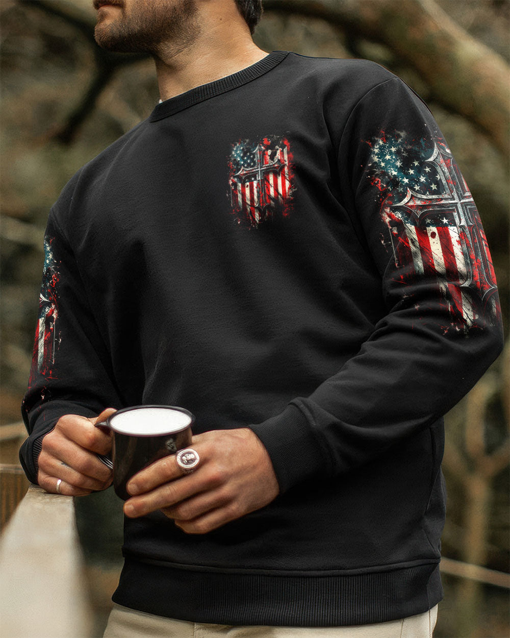 Stand For The Flag Kneel For The Cross Men's All Over Print Shirt - Yhhn1906254