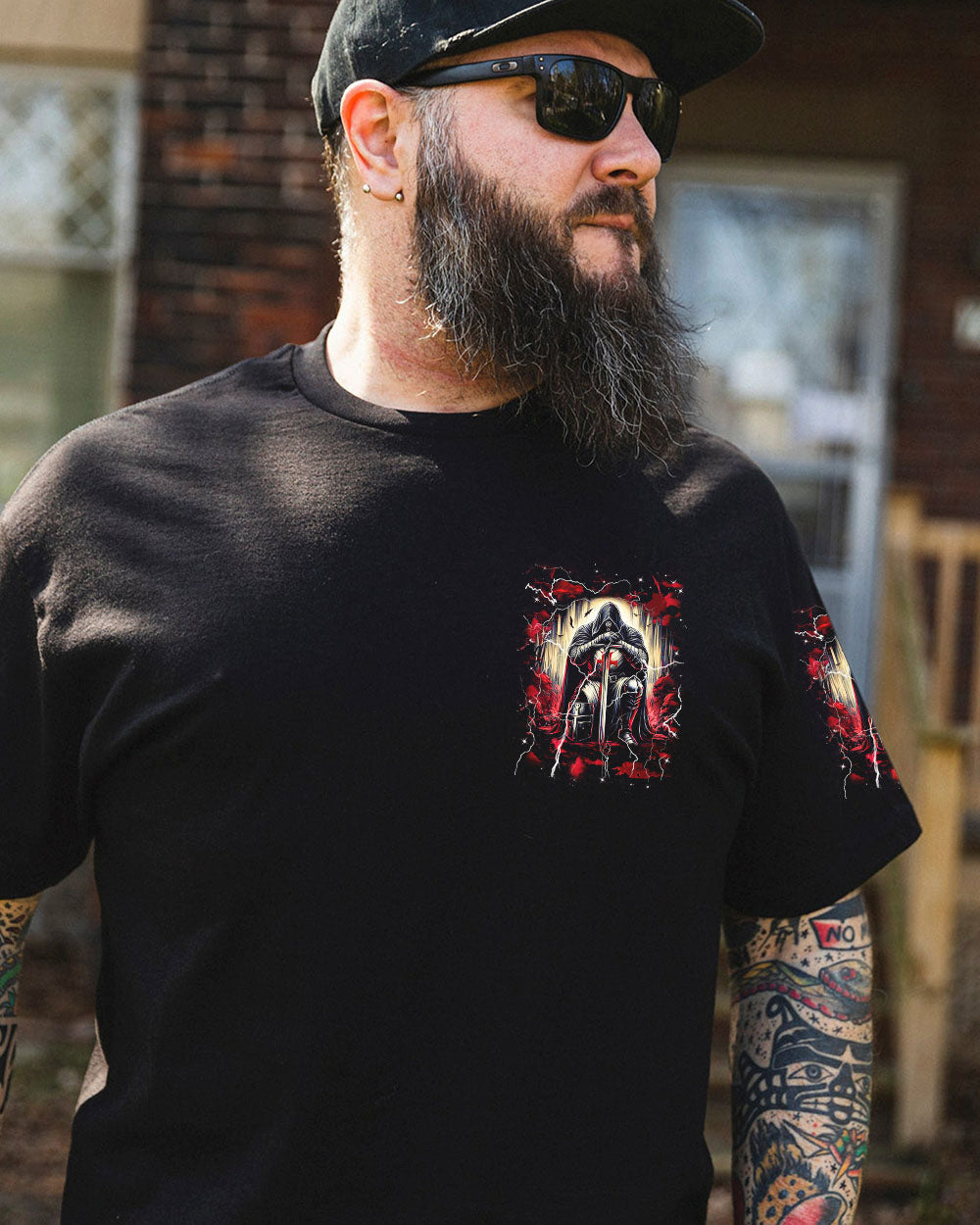 The Devil Saw Me With My Head Down Men's All Over Print Shirt - Yhhn2003254
