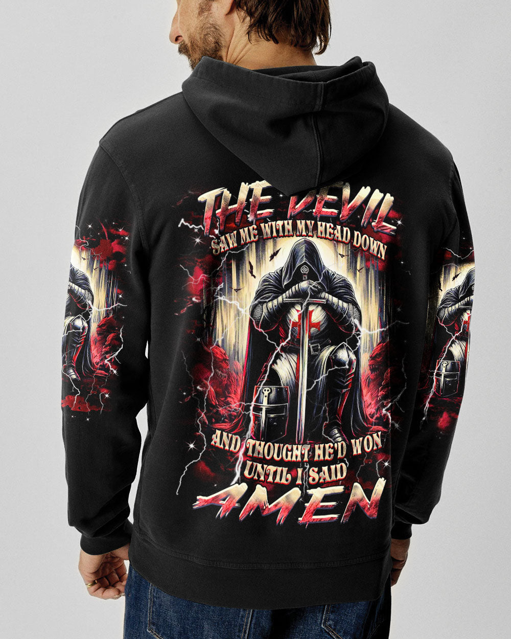 The Devil Saw Me With My Head Down Men's All Over Print Shirt - Yhhn2003254