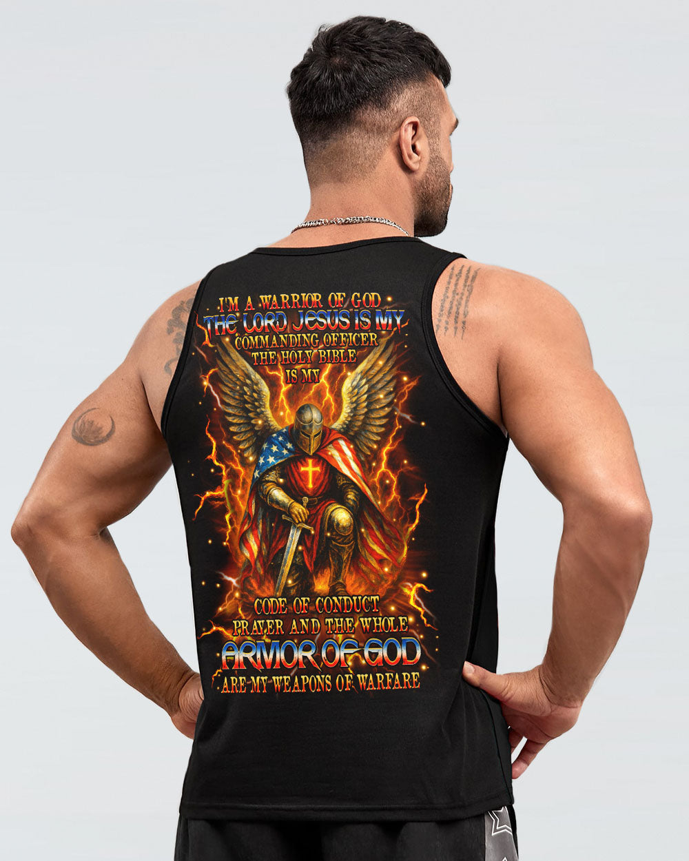I'm A Warrior Of God Men's All Over Print Shirt - Yhhn2105253