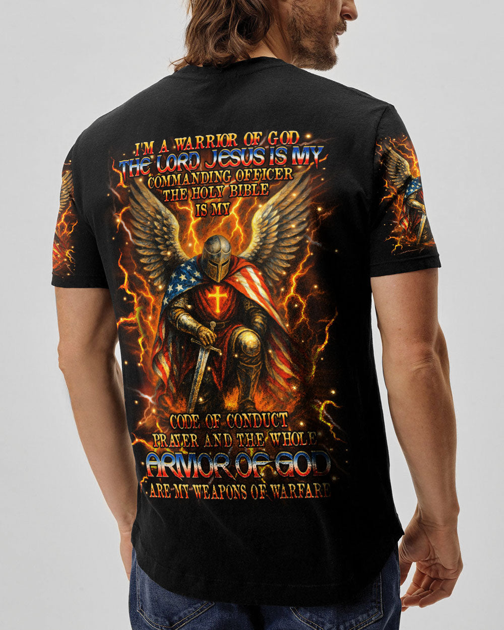 I'm A Warrior Of God Men's All Over Print Shirt - Yhhn2105253
