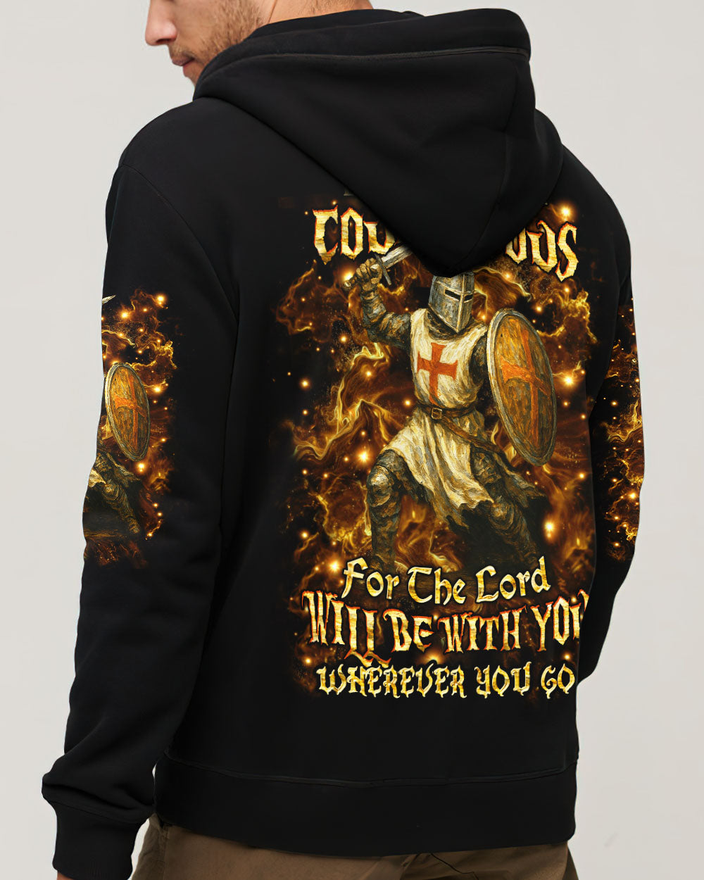 Be Strong And Courageous Men's All Over Print Shirt - Yhhn2204253