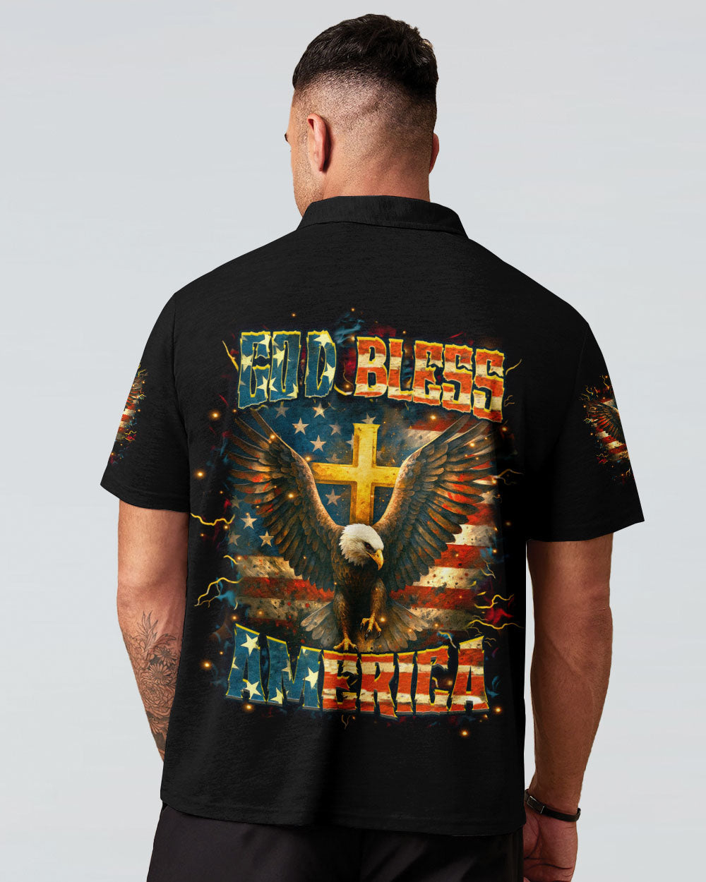 God Bless America Men's All Over Print Shirt - Yhhn2205252