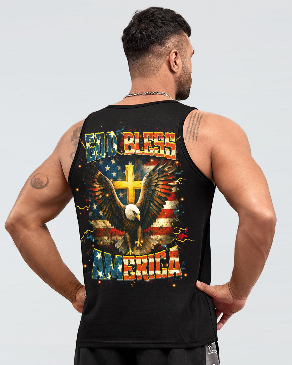 God Bless America Men's All Over Print Shirt - Yhhn2205252
