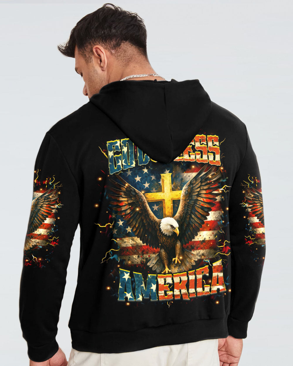 God Bless America Men's All Over Print Shirt - Yhhn2205252