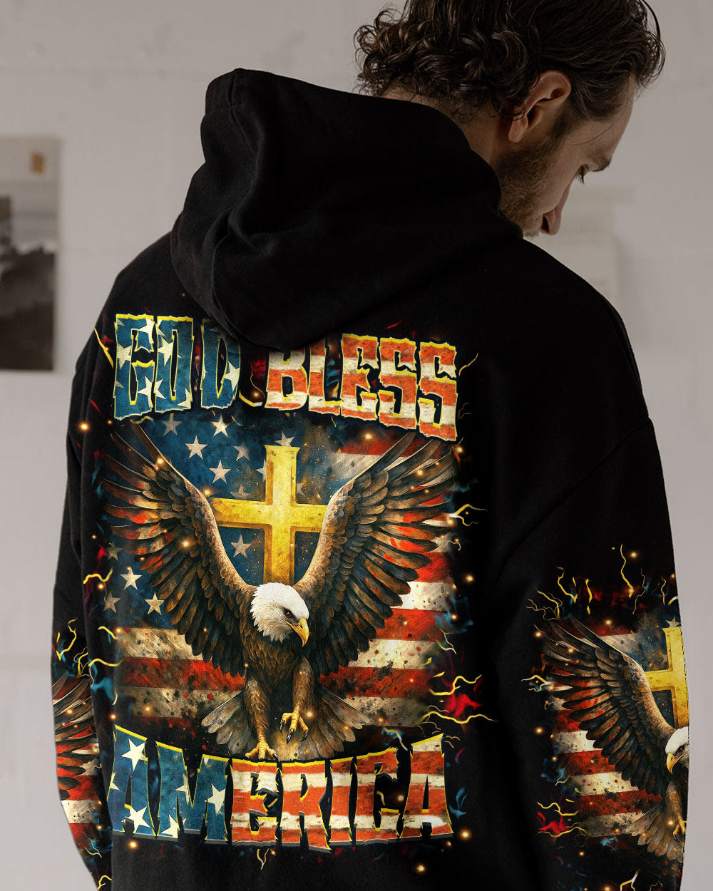 God Bless America Men's All Over Print Shirt - Yhhn2205252