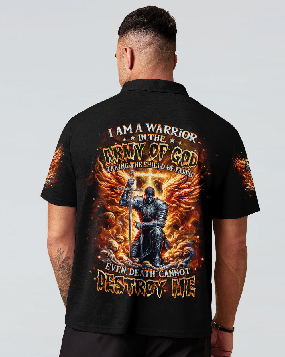 I Am A Warrior In The Army Of God Men's All Over Print Shirt - Yhhn2403253