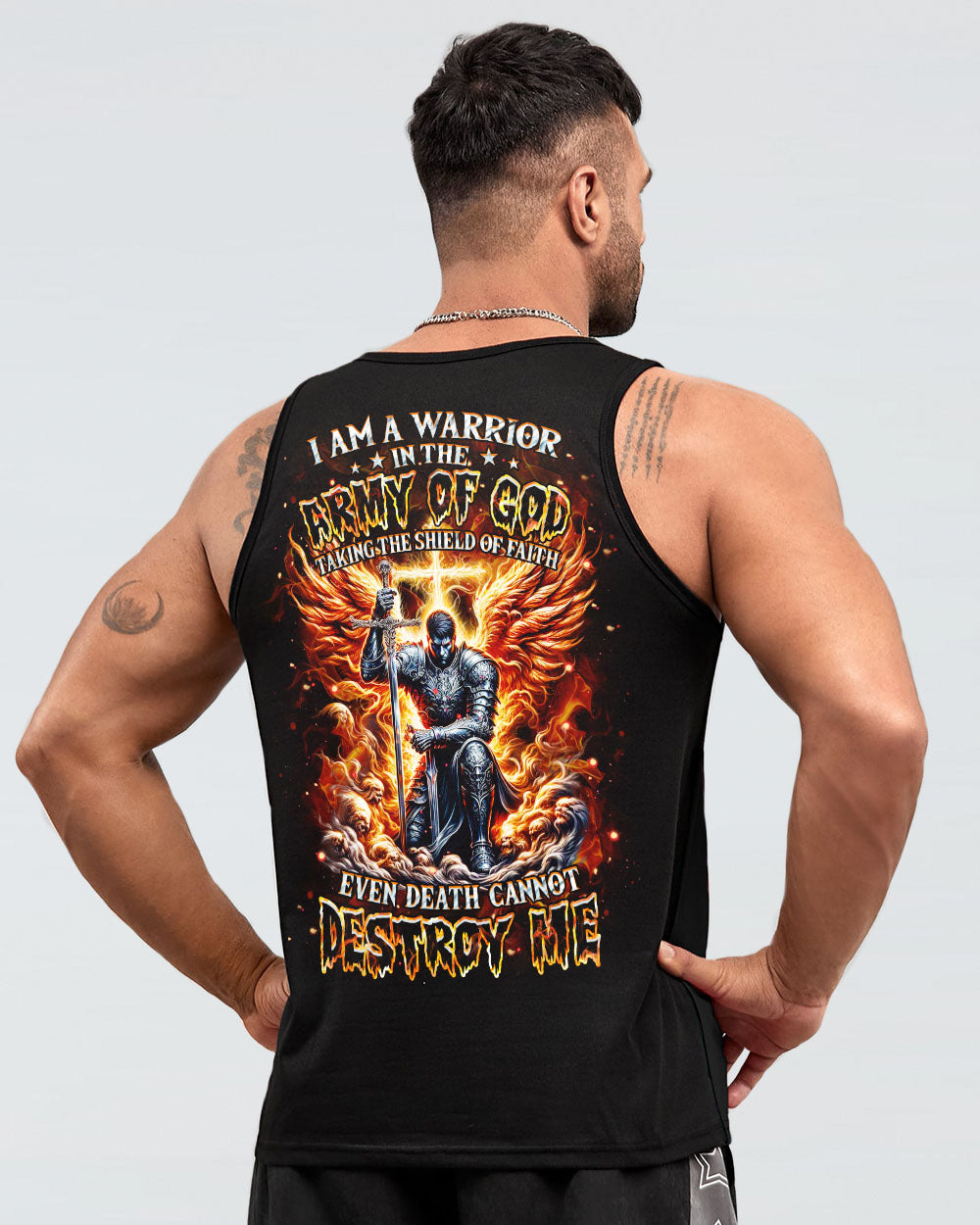 I Am A Warrior In The Army Of God Men's All Over Print Shirt - Yhhn2403253