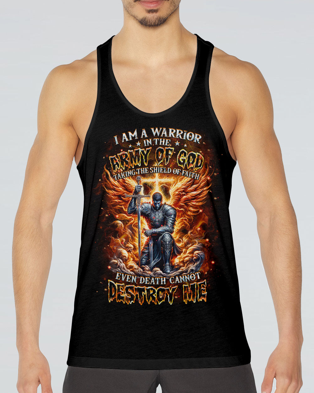 I Am A Warrior In The Army Of God Men's All Over Print Shirt - Yhhn2403253