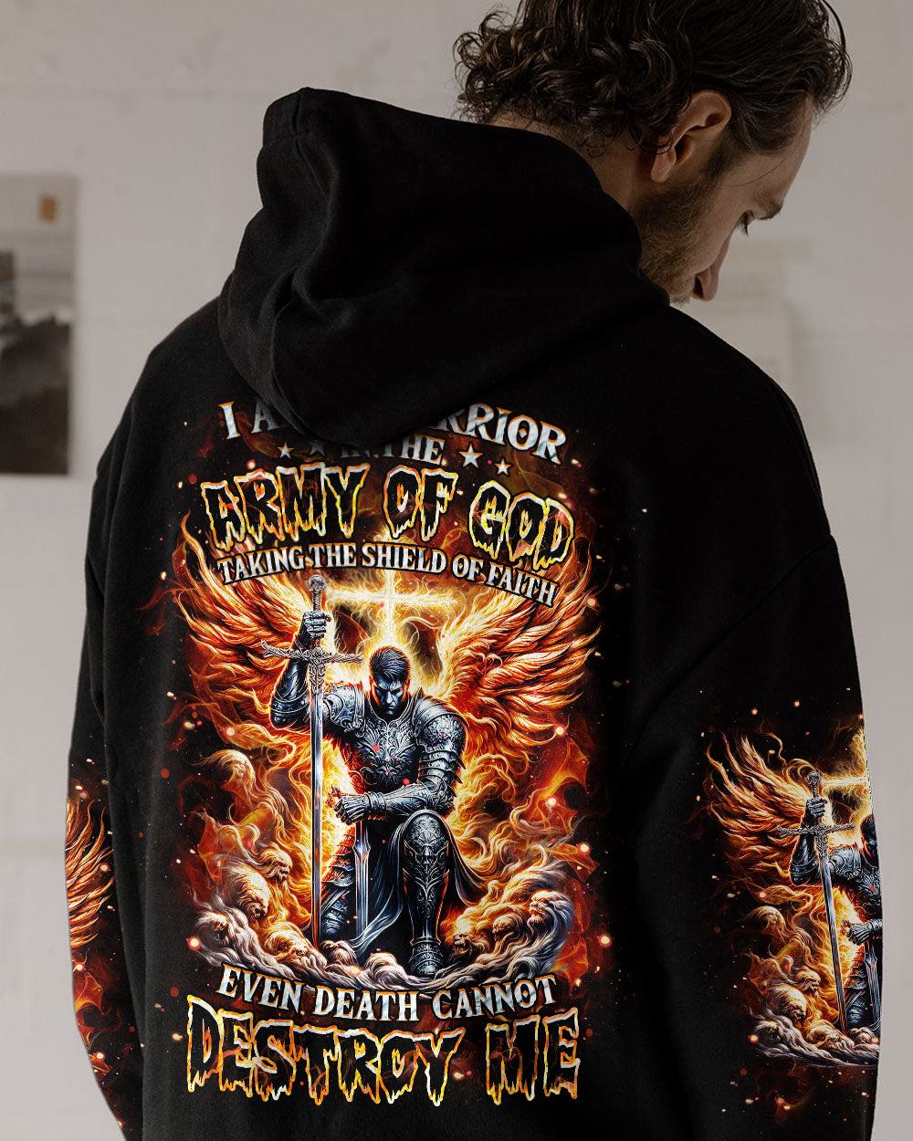 I Am A Warrior In The Army Of God Men's All Over Print Shirt - Yhhn2403253