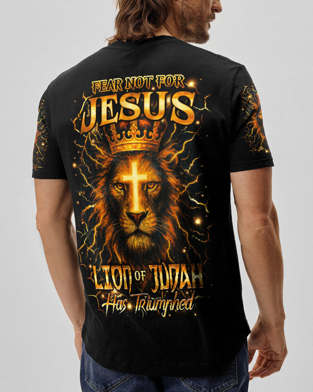 Lion Of Judah Has Triumphed Men's All Over Print Shirt - Yhhn2504253
