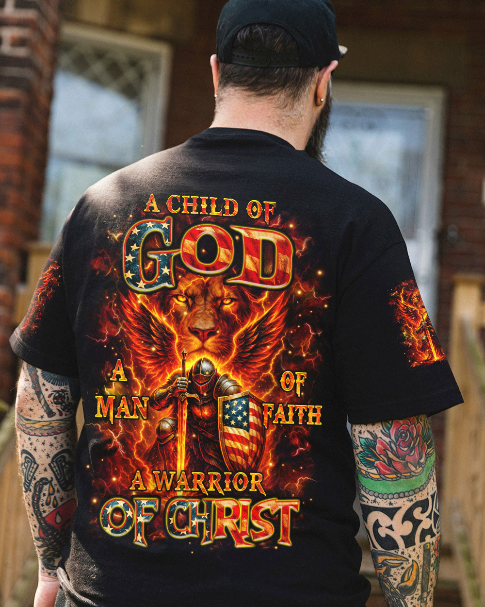 A Warrior Of Christ Men's All Over Print Shirt - Yhhn3005253