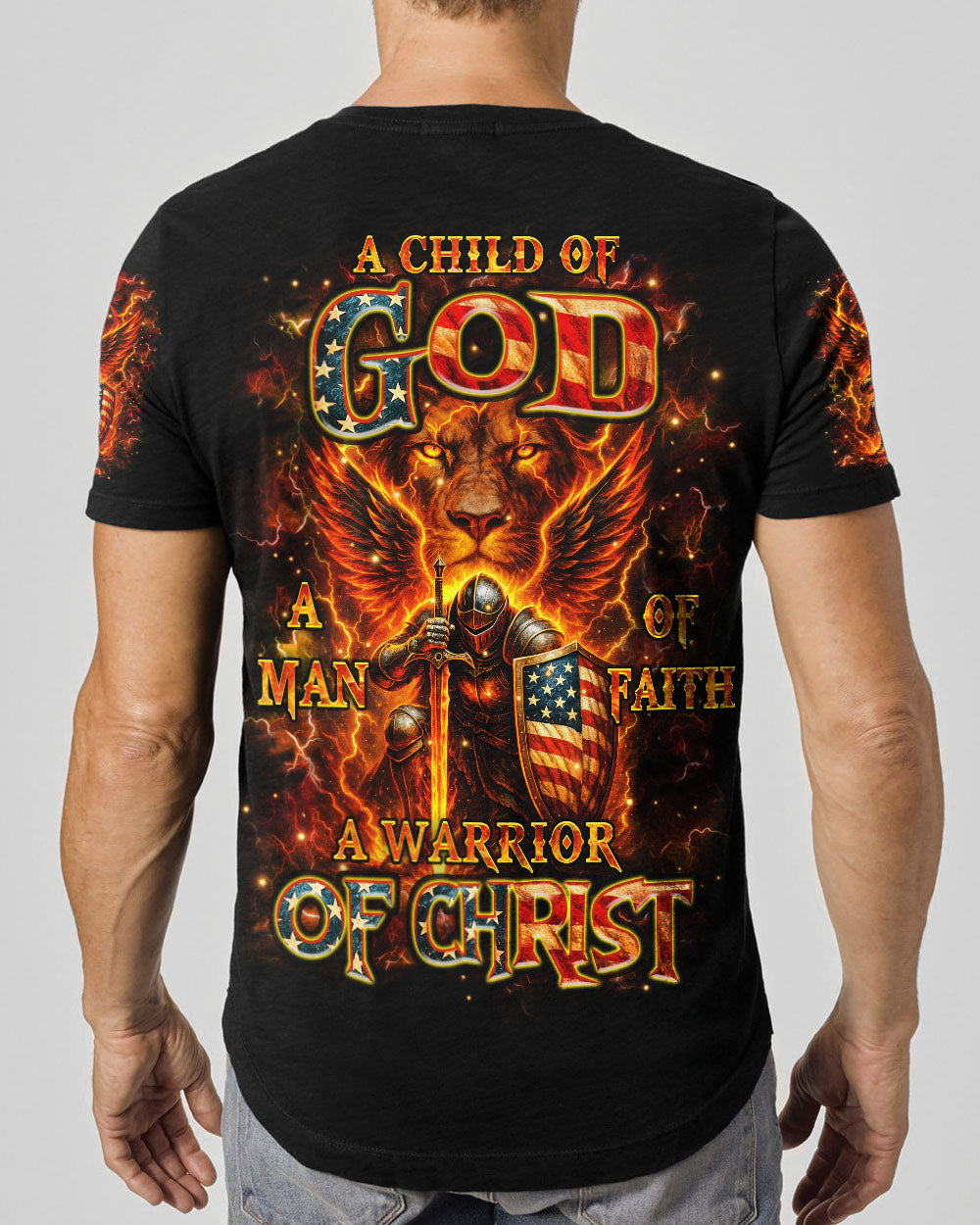A Warrior Of Christ Men's All Over Print Shirt - Yhhn3005253