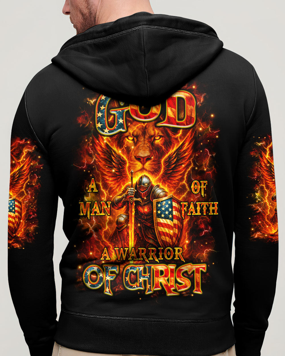 A Warrior Of Christ Men's All Over Print Shirt - Yhhn3005253